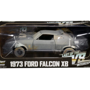 1973 Ford Falcon XB RHD (Right Hand Drive) (Weathered Version) "Last of the V8 Interceptors" (1979) Movie 1/18 Diecast Model Car by Greenlight
