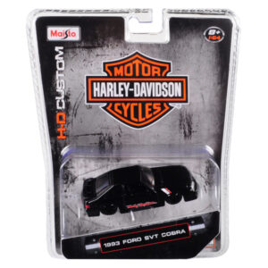 1993 Ford SVT Cobra Black "Harley Davidson" 1/64 Diecast Model Car by Maisto