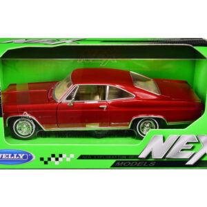 1965 Chevrolet Impala SS 396 Red Metallic "NEX Models" 1/24 Diecast Model Car by Welly
