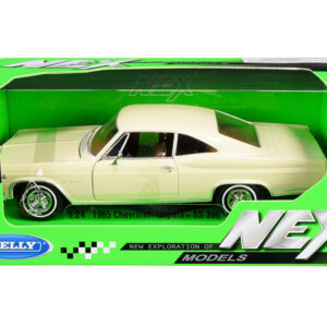 1965 Chevrolet Impala SS 396 Beige "NEX Models" 1/24 Diecast Model Car by Welly