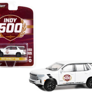2022 Chevrolet Tahoe White "106th Running of the Indianapolis 500 Official Vehicle" (2022) "Anniversary Collection" Series 15 1/64 Diecast Model Car by Greenlight