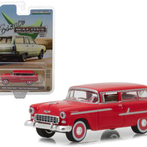 1955 Chevrolet Two-Ten Handyman Gypsy Red "Estate Wagons" Series 1 1/64 Diecast Model Car by Greenlight