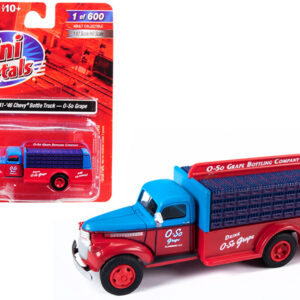1941-1946 Chevrolet Delivery Bottle Truck "O-So Grape" 1/87 (HO) Scale Model by Classic Metal Works