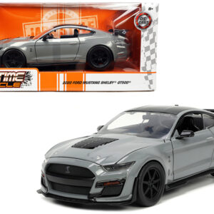 2020 Ford Mustang Shelby GT500 Gray with Black Top "Bigtime Muscle" Series 1/24 Diecast Model Car by Jada