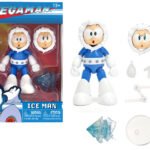 Ice Man 4" Moveable Figure with Accessories and Alternate Head and Hands "Mega Man" (1987) Video Game model by Jada