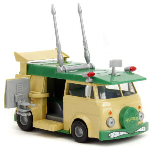 Party Wagon Green and Beige "Teenage Mutant Ninja Turtles" "Hollywood Rides" Series Diecast Model Car by Jada