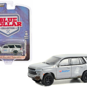 2022 Chevrolet Tahoe Z71 Gray Metallic (Dirty) "BFGoodrich" "Blue Collar Collection" Series 12 1/64 Diecast Model Car by Greenlight