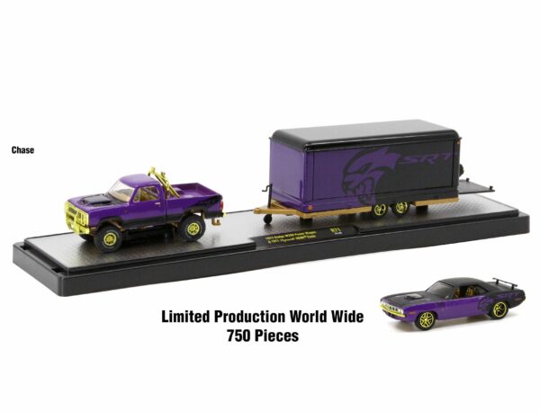 Auto Haulers Set of 3 Trucks Release 71 Limited Edition to 9600 pieces Worldwide 1/64 Diecast Models by M2 Machines