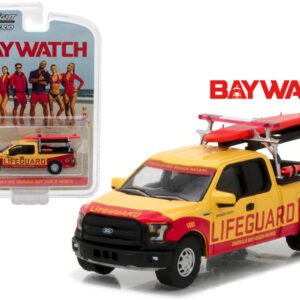 2016 Ford F-150 Emerald Bay Beach Patrol "Baywatch" Movie (2017) 1/64 Diecast Model Car by Greenlight