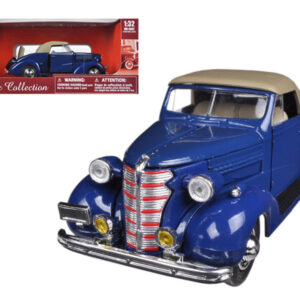 1938 Chevrolet Master Convertible Blue 1/32 Diecast Model Car by New Ray