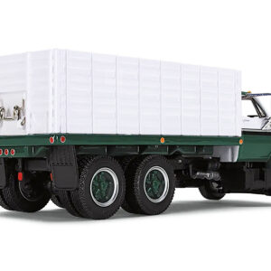1970s Chevrolet C65 Grain Truck Green and White 1/64 Diecast Model by DCP/First Gear