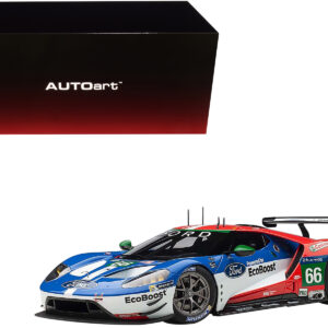 Ford GT #66 B. Johnson - S. Mucke - O. Pla Le Mans (2016) 1/18 Model Car by Autoart