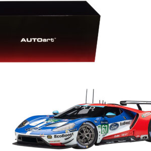 Ford GT #67 Harry Tincknell - Andy Priaulx - Pipo Derani "Ford Chip Ganassi Team UK" 24H Le Mans (2017) 1/18 Model Car by Autoart