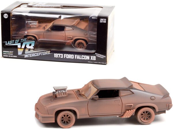 1973 Ford Falcon XB (Weathered Version) "Last of the V8 Interceptors" (1979) Movie 1/24 Diecast Model Car by Greenlight