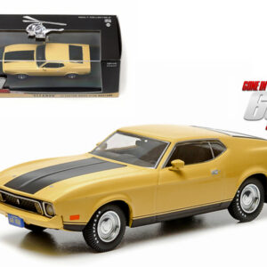 1973 Ford Mustang Mach 1 Yellow "Eleanor" "Gone in Sixty Seconds" Movie (1974) 1/43 Diecast Model Car by Greenlight