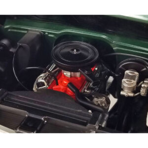 1970 Chevrolet K5 Blazer Dark Green with Red Stripes and Green Interior "Celebrity Owned" Limited Edition to 402 pieces Worldwide 1/18 Diecast Model Car by ACME