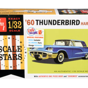 Skill 2 Model Kit 1960 Ford Thunderbird Hardtop "Scale Stars" 1/32 Scale Model by AMT