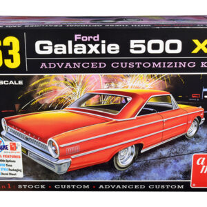 Skill 2 Model Kit 1963 Ford Galaxie 500 XL 3-in-1 Kit 1/25 Scale Model by AMT