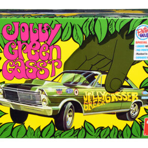 Skill 2 Model Kit 1965 Ford Galaxie "Jolly Green Gasser" 3-in-1 Kit 1/25 Scale Model by AMT