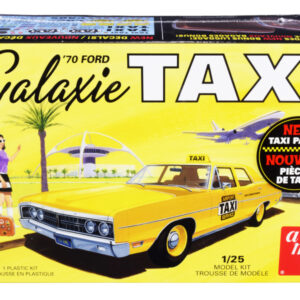 Skill 2 Model Kit 1970 Ford Galaxie "Taxi" with Luggage 1/25 Scale Model by AMT