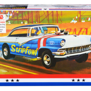 Skill 2 Model Kit 1956 Ford Victoria Hardtop 3 in 1 Kit 1/25 Scale Model by AMT