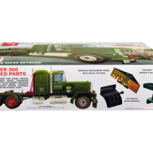 Skill 3 Model Kit Kenworth Conventional Tractor "Alaskan Hauler" 1/25 Scale Model by AMT