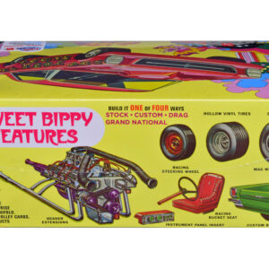 Skill 2 Model Kit 1966 Ford Galaxie 500 Hardtop "Sweet Bippy" 4-in-1 Kit 1/25 Scale Model by AMT
