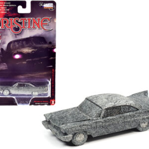 1958 Plymouth Fury (An Evil) After Fire Version "Christine" (1983) Movie 1/64 Diecast Model Car by Auto World