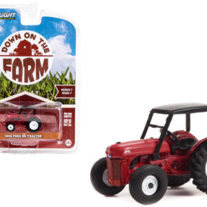 1946 Ford 8N Tractor Red with Black Canopy "Down on the Farm" Series 7 1/64 Diecast Model by Greenlight