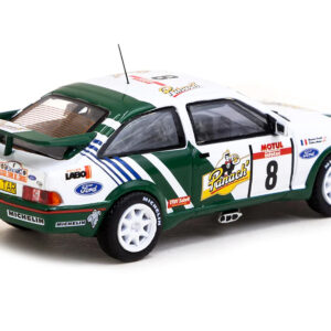 Ford Sierra RS Cosworth #8 Didier Auriol - Bernard Occelli Winner "Tour de Corse - Rallye de France" (1988) "Hobby64" Series 1/64 Diecast Model Car by Tarmac Works