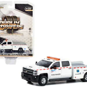 2018 Chevrolet Silverado 3500 Dually Service Truck White "Florida Department of Transportation (FDOT) Road Ranger" "Dually Drivers" Series 12 1/64 Diecast Model Car by Greenlight