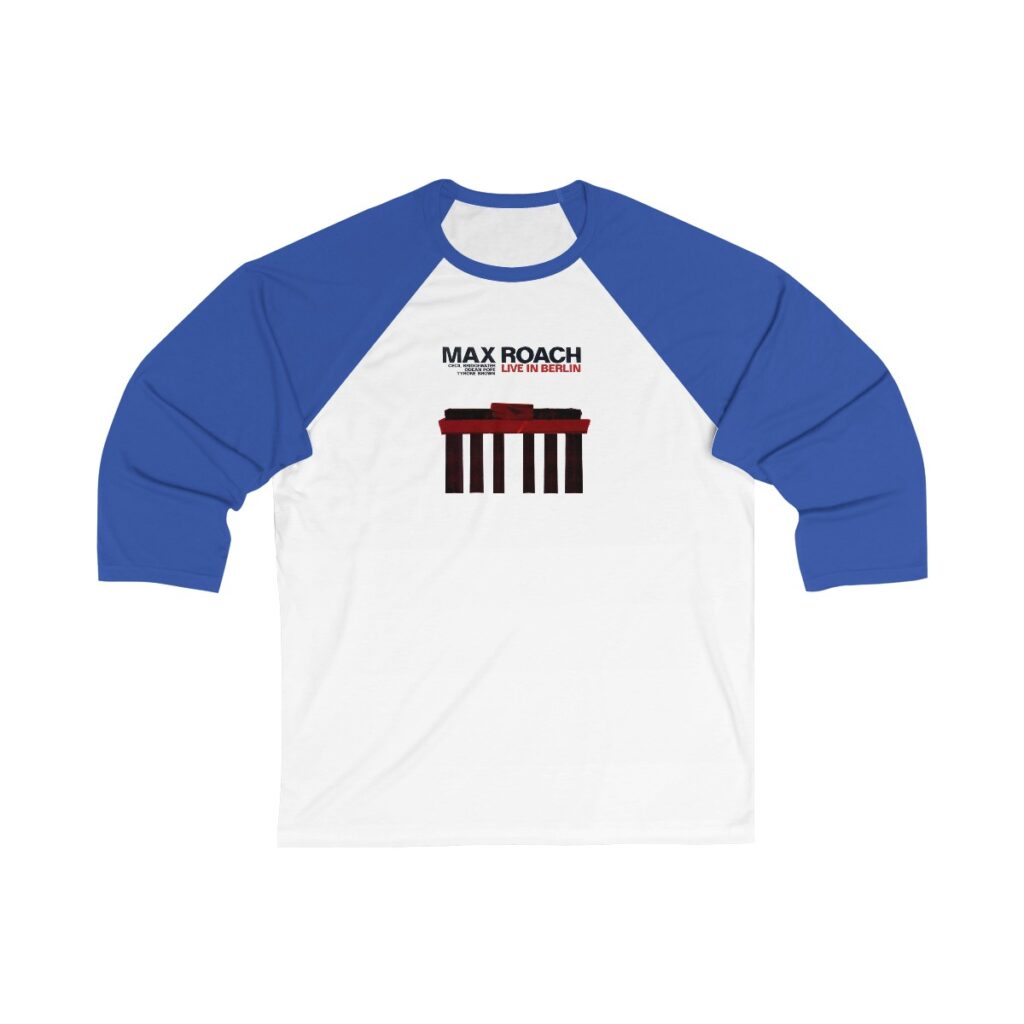 Max Roach Unisex 3/4 Sleeve Baseball Tee - Image 3