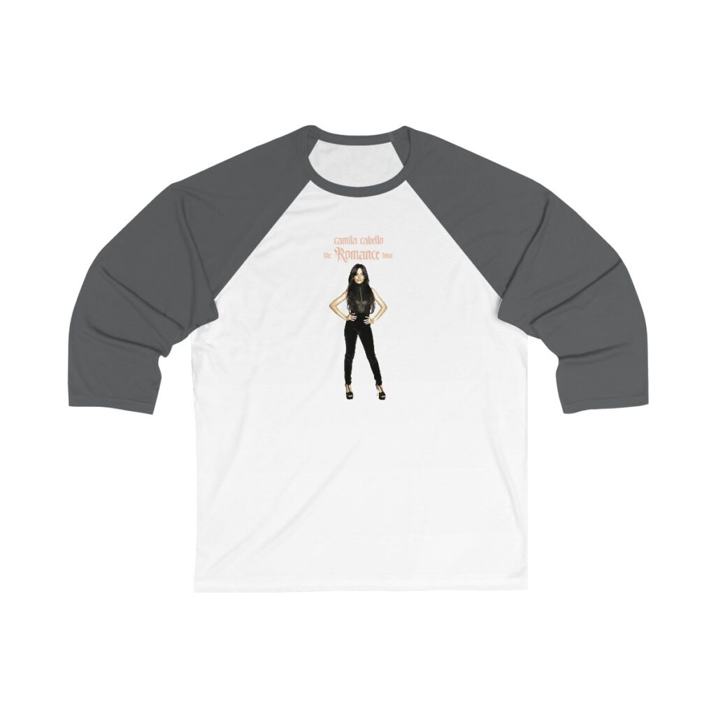 Camila Cabello Unisex 3/4 Sleeve Baseball Tee - Image 3
