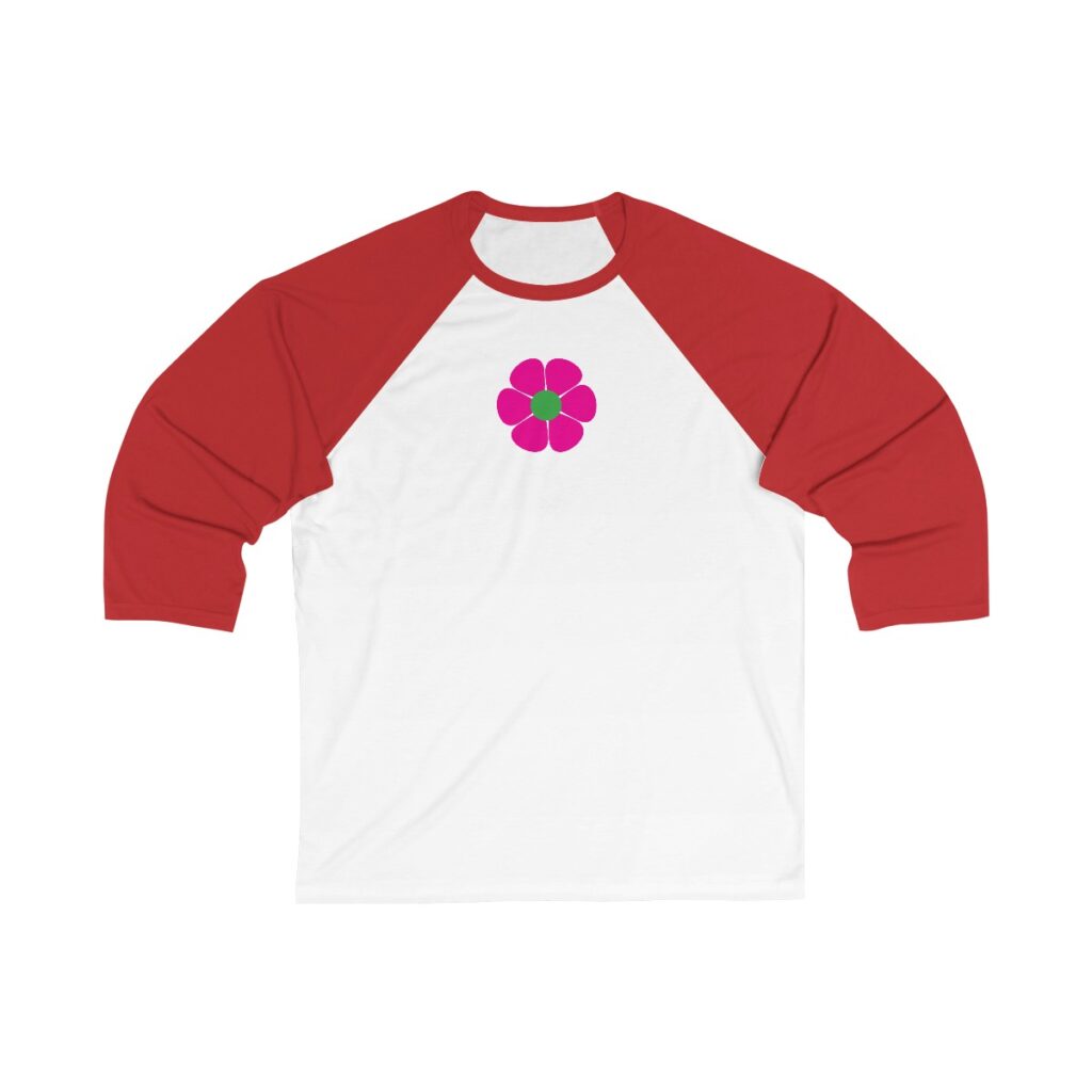 Janis Joplin Pop Unisex 3/4 Sleeve Baseball Tee