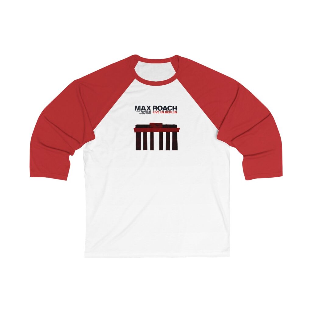 Max Roach Unisex 3/4 Sleeve Baseball Tee - Image 2