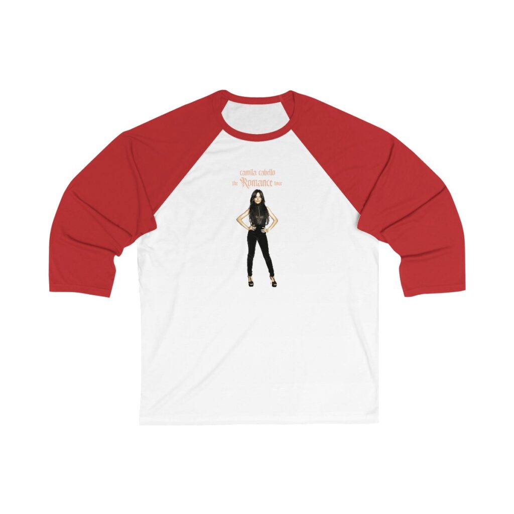 Camila Cabello Unisex 3/4 Sleeve Baseball Tee - Image 4