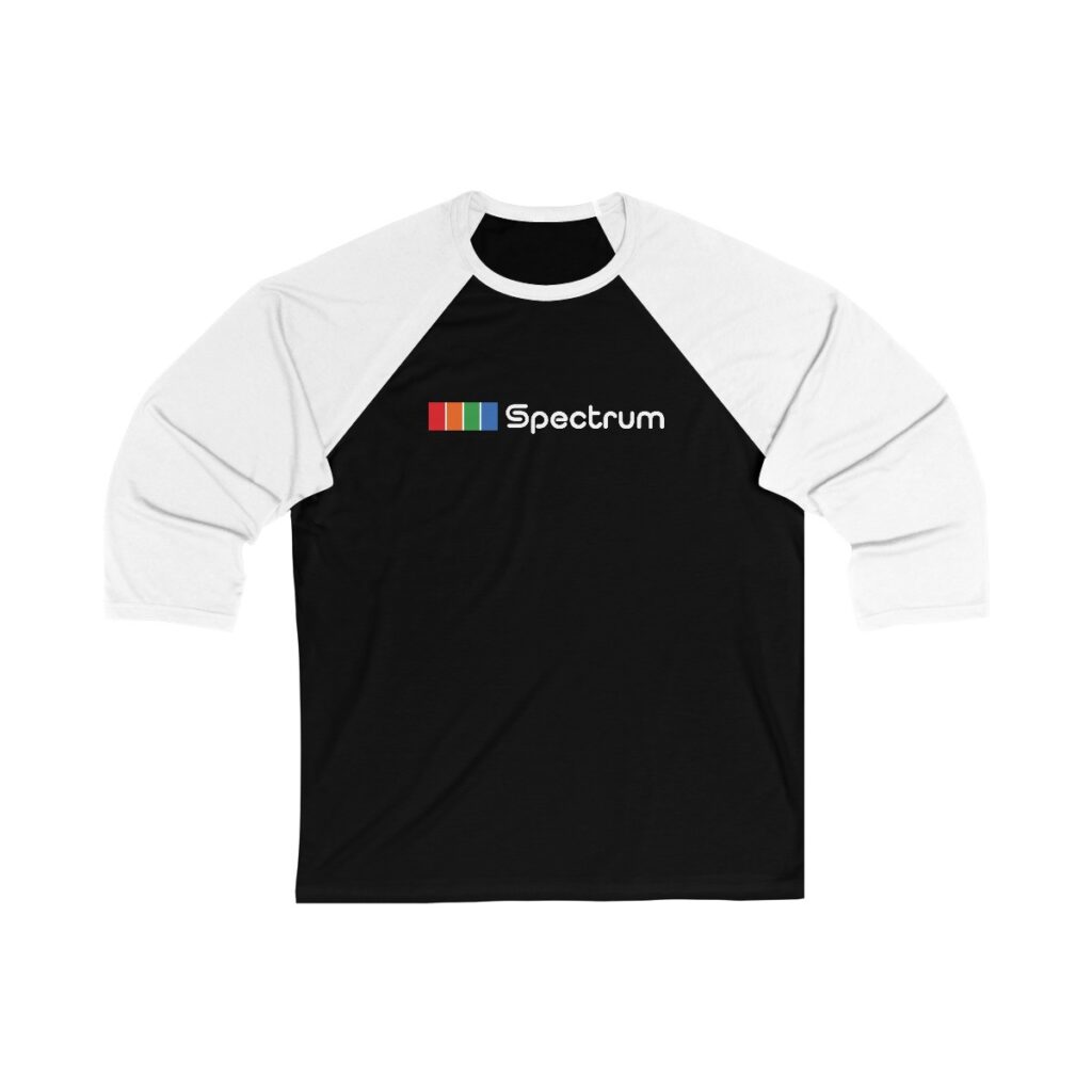 Spectrum Unisex 3/4 Sleeve Baseball Tee