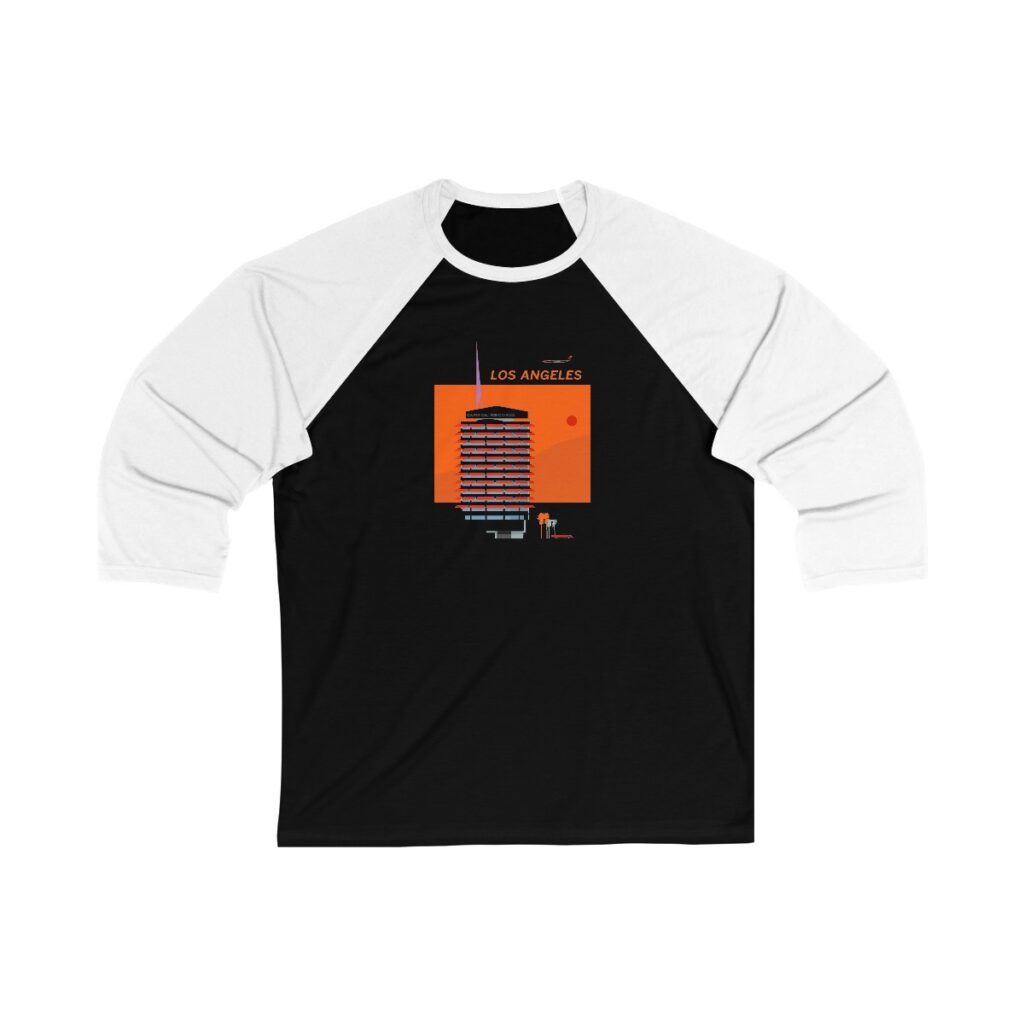 Capital Records Unisex 3/4 Sleeve Baseball Tee - Image 2