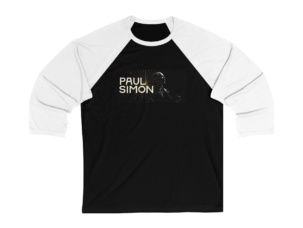 Paul Simon Unisex 3/4 Sleeve Baseball Tee