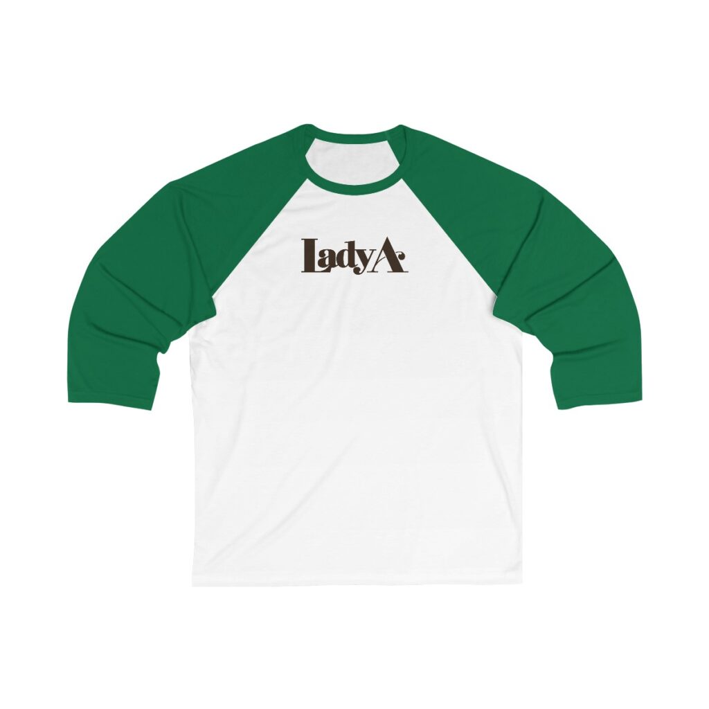 Lady A Unisex 3/4 Sleeve Baseball Tee - Image 2