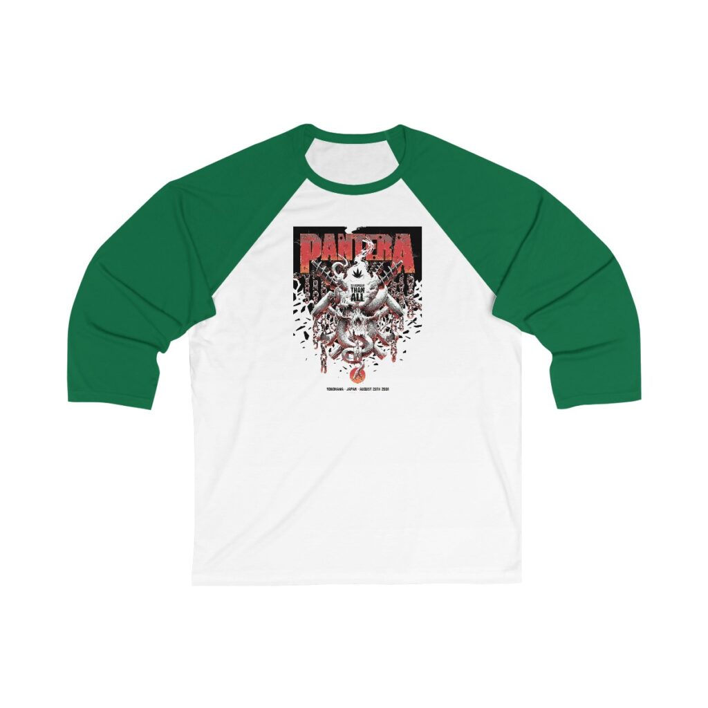 Pantera Unisex 3/4 Sleeve Baseball Tee - Image 2