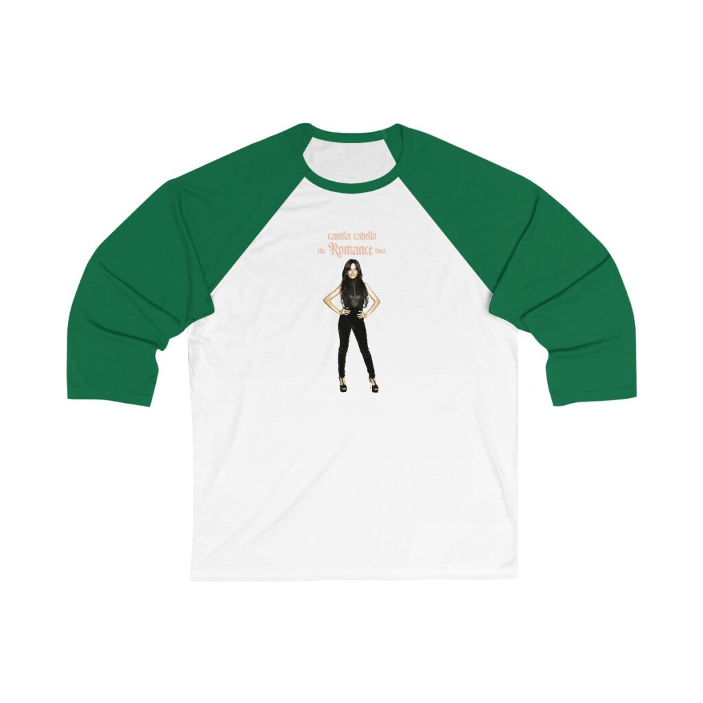 Camila Cabello Unisex 3/4 Sleeve Baseball Tee