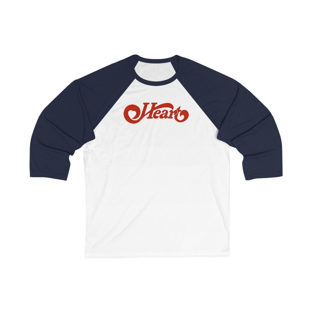 Heart Unisex 3/4 Sleeve Baseball Tee - Image 3
