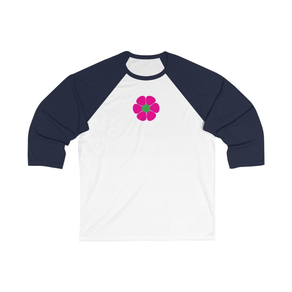Janis Joplin Pop Unisex 3/4 Sleeve Baseball Tee - Image 3
