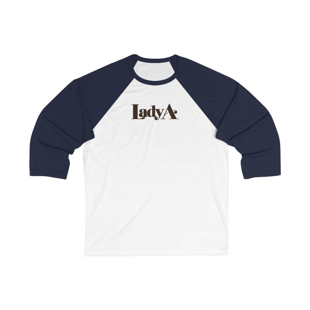 Lady A Unisex 3/4 Sleeve Baseball Tee - Image 3