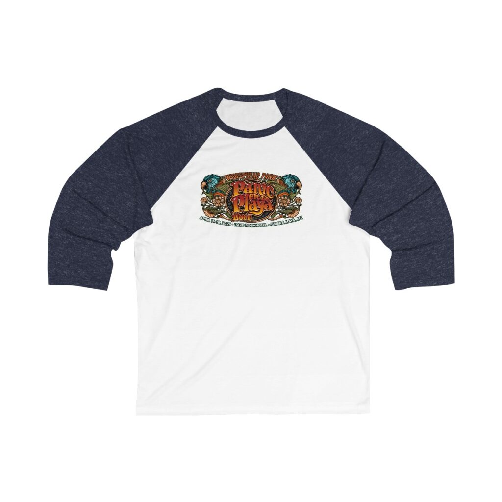 Widespread Panic Unisex 3/4 Sleeve Baseball Tee