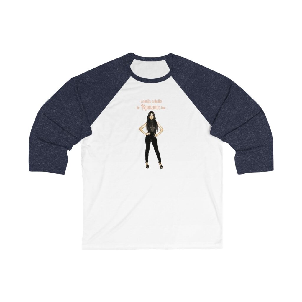 Camila Cabello Unisex 3/4 Sleeve Baseball Tee - Image 2