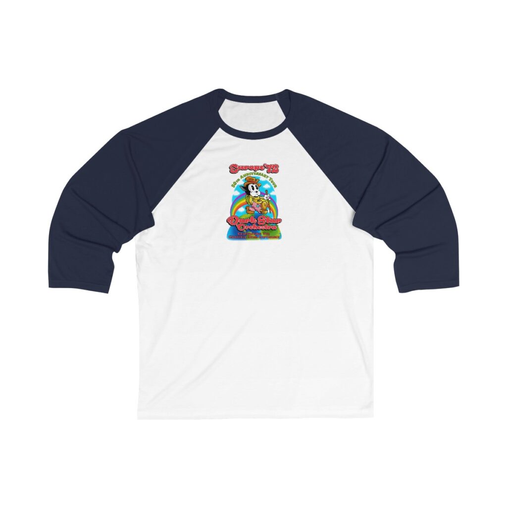 Dark Star Orchestra Unisex 34 Sleeve Baseball Tee - Image 3