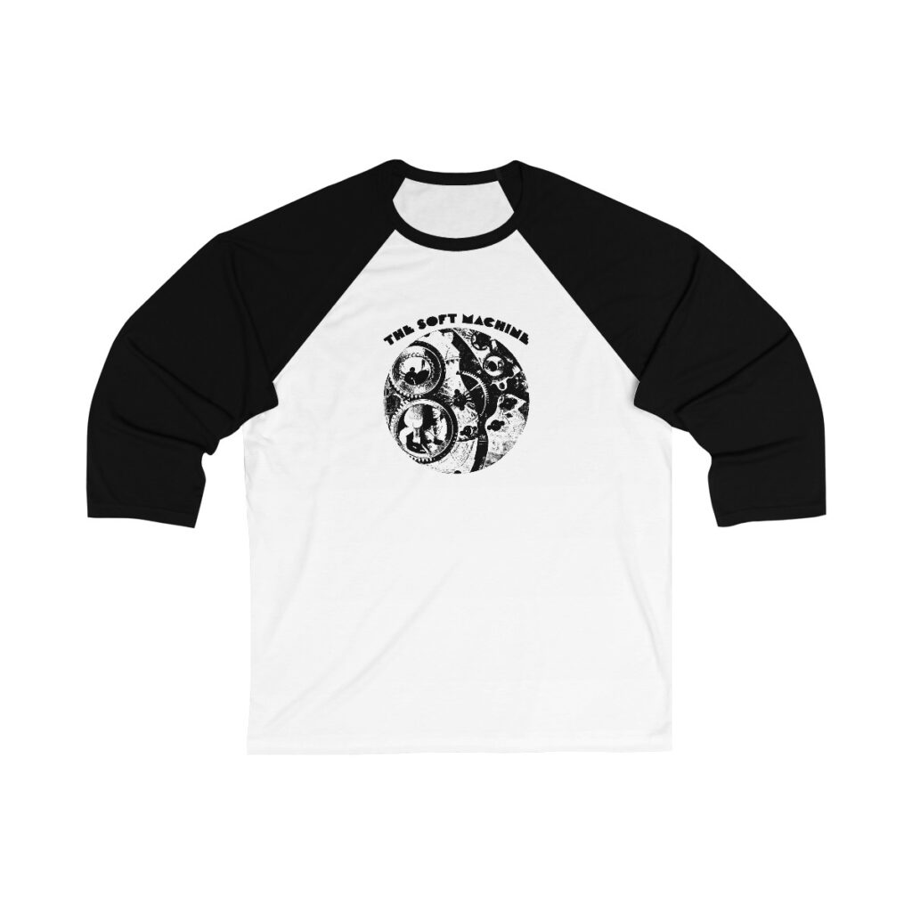 Soft Machine Unisex 3/4 Sleeve Baseball Tee