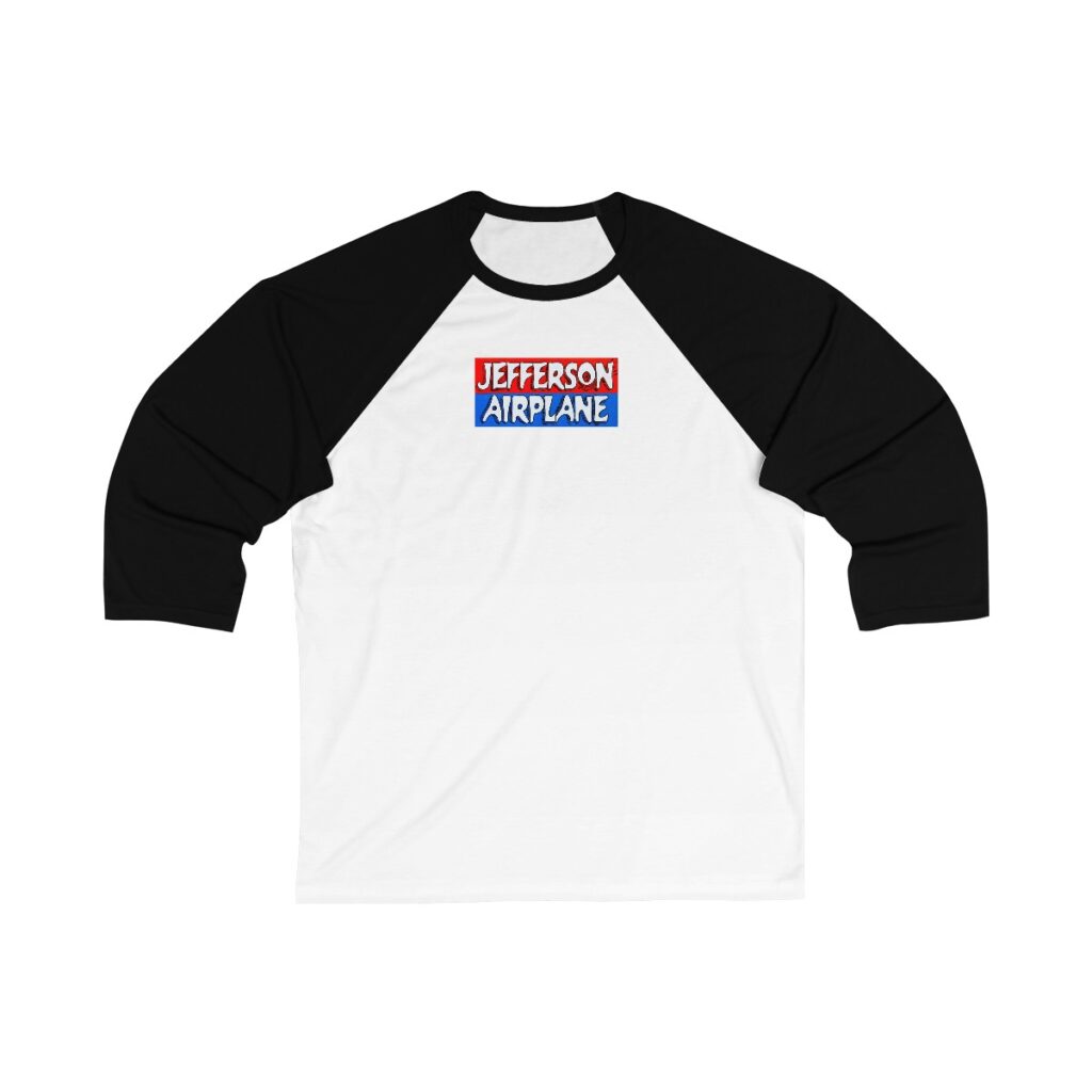 Jefferson Airplane Unisex 3/4 Sleeve Baseball Tee - Image 6